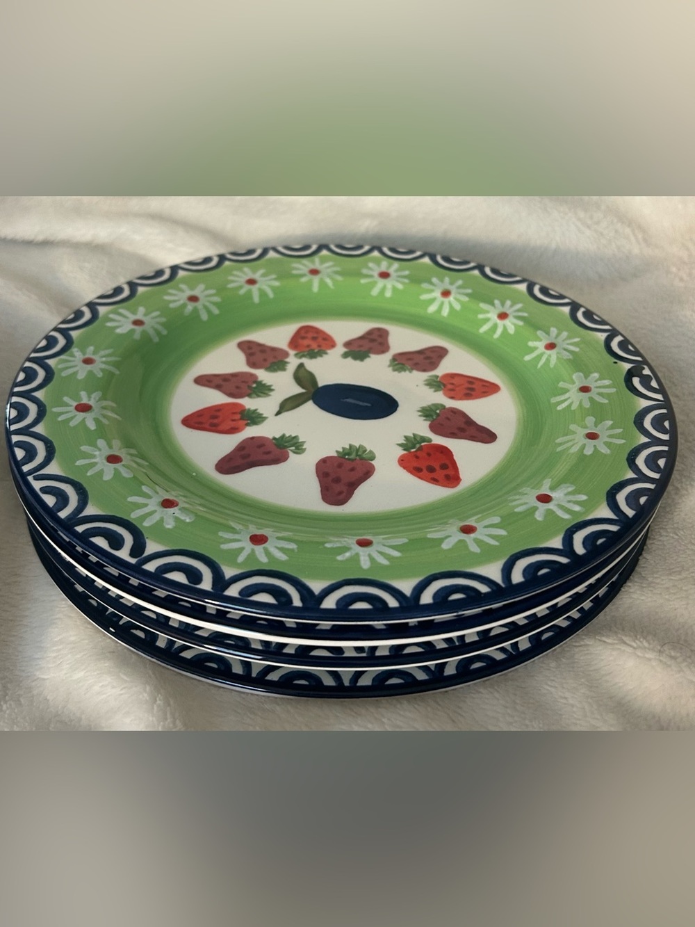 Vintage Pfaltzgraff Sommersby Salad Plates (Set of 4)